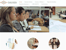 Tablet Screenshot of escuelaweddingplanners.com